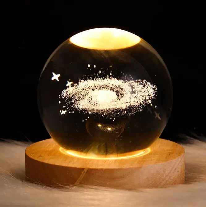 Galaxy Crystal Ball Lamp