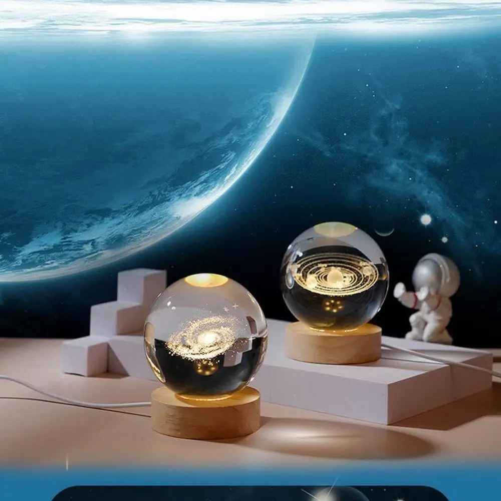 Galaxy Crystal Ball Lamp