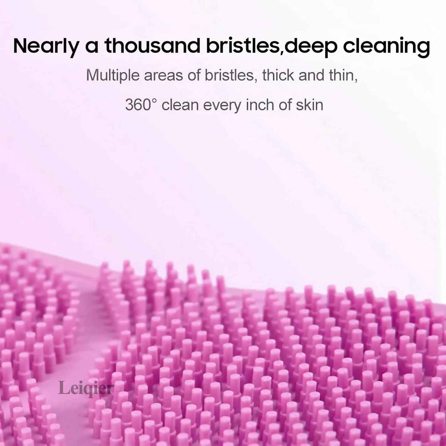 Dual-Sided Soft Silicone Bath Scrubber – Deep, Refreshing Clean Every Time