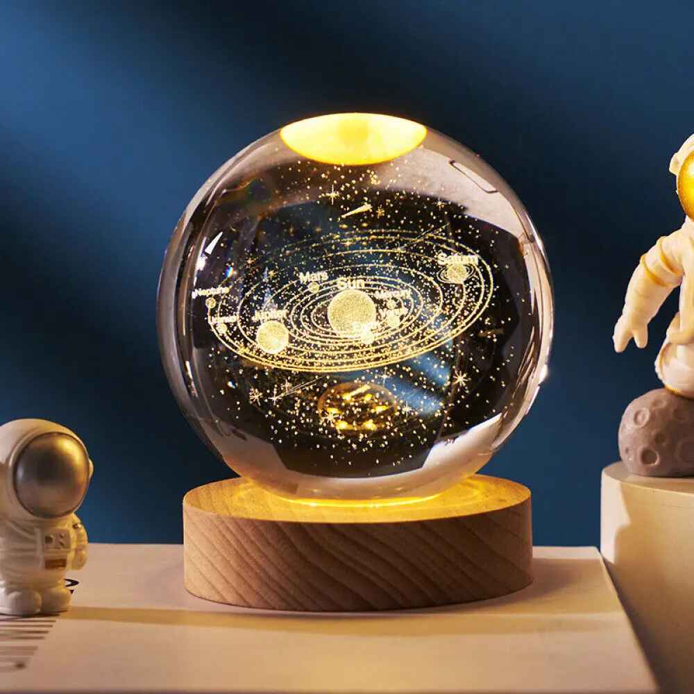 Galaxy Crystal Ball Lamp